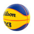 Pelota de baloncesto Wilson Fiba 3X3 Mini Rubber Basketball Marrón