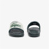 Chanclas Lacoste Serve Slide Dual 1254Cma Hombre Off Blanco/Verde Oscuro