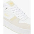 Zapatillas Lacoste T-Clip Plat 125 1 Sfa Mujer Blanco/Lt Amarillo