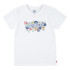 Camiseta Levi's Lvg Ss Batwing Fill Niña Bright Blanco