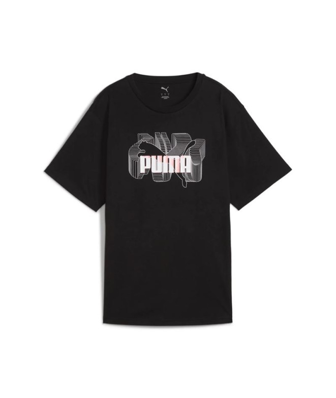 Camiseta Puma Graphics Stacked No. 1 Logo...