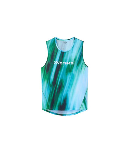 Camiseta de running Nnormal Race Tank Nature AI Print hombre