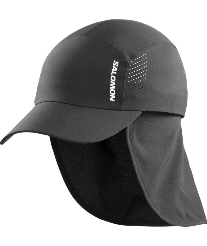 Gorra de Running Salomon Cross+ Deep Negro