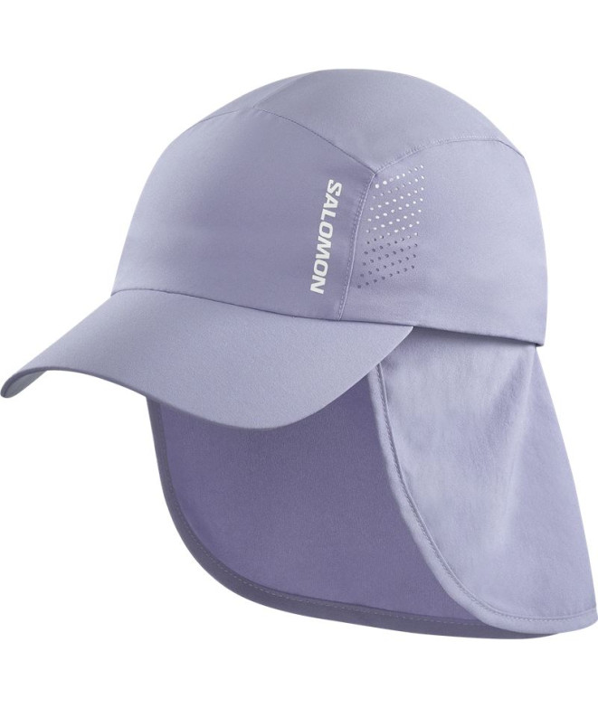 Gorra de Running Salomon Cross+ Azul Granite