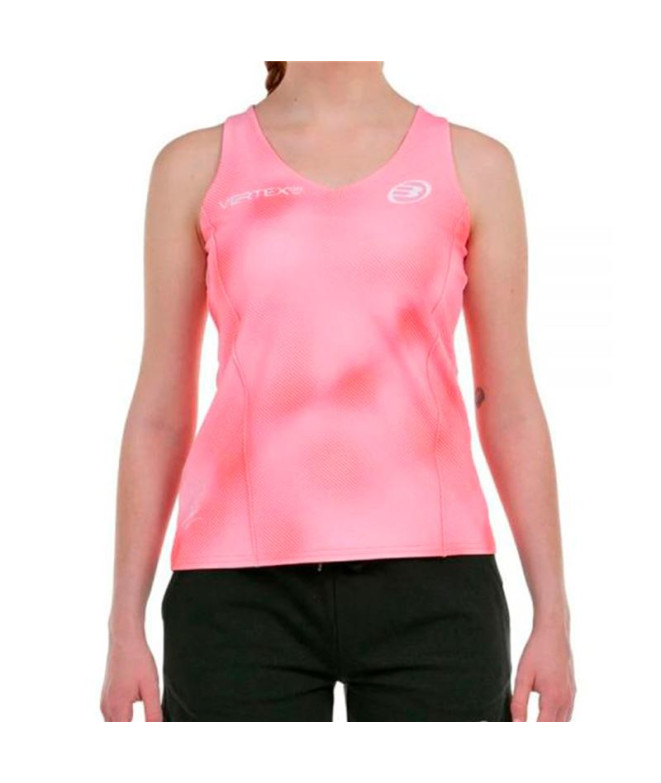 Camiseta de Padel Bullpadel Delfi 25V Mujer Chicle