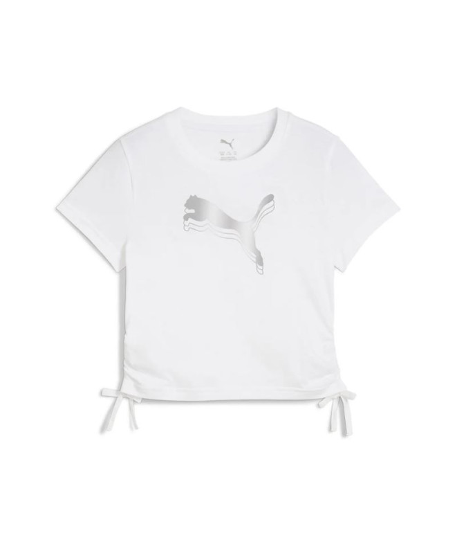 Camiseta Puma Essentials Metallic Knotted Tee G...