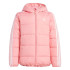 Cazadora adidas Essentials 3 Bandas Padded Infantil Rosa