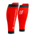 Pantorrilleras de Running Compressport R2 3.0 Unisex Rojo/Blanco