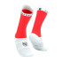 Calcetines de Running Compressport Pro Racing V4.0 Bike Fluo Red/White