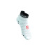 Calcetines de Running Compressport Pro Racing V4.0 Ultralight Low White/Fluo Red
