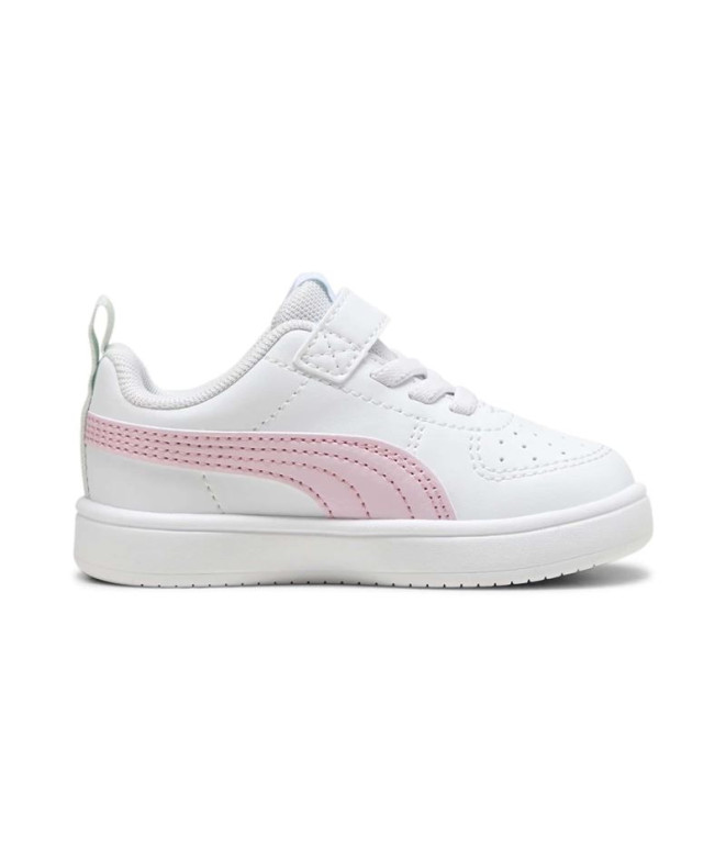 Zapatillas Puma Rickie Ac+ Inf, White Rose, Niño