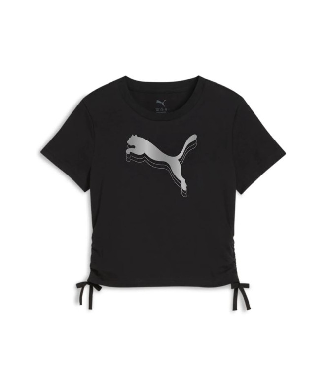 Camiseta Puma Essentials Metallic Knotted Mujer...