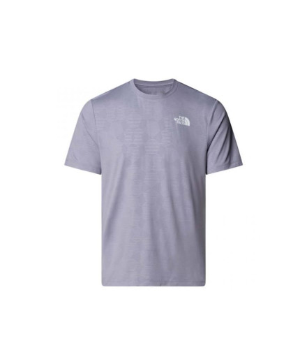 Camiseta de Montaña The north Face 24/7 Embossed Hombre Gris