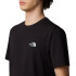 Camiseta de Montaña The north Face Reflective Box Nse Hombre Negro
