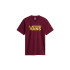 Camiseta Vans Classic Hombre Vino/Oro