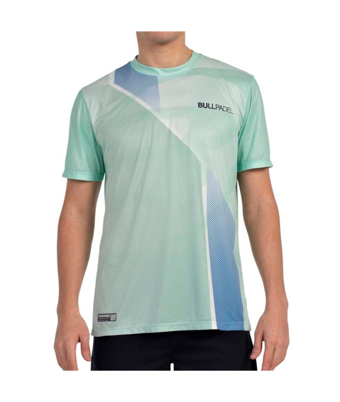 Camiseta de Padel Bullpadel Brumo Hombre Verde...