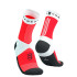 Calcetines de Running Compressport Ultra Trail V2.0 Unisex Blanco/Rojo