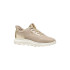 Zapatillas Geox Spherica Plus Mujer Lt Taupe/Oro