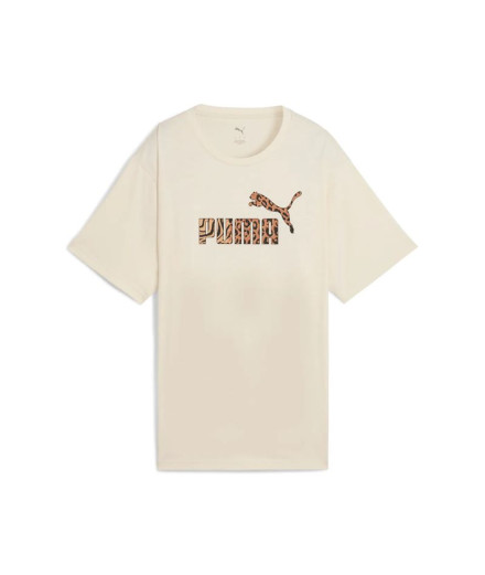 Camiseta Puma Essentials Graphic Animal R Mujer Alpine Snow