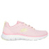 Zapatillas Skechers Flex Appeal 5,0 Mujer Rosa/Amarillo