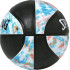 Pelota de Baloncesto Spalding Tie Dye Sz5 Rubber Negro/Azul
