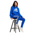 Pantalón adidas Essentials 3 Bandas French Terry Cuffed Mujer Azul