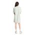 Vestido adidas Essentials 3 Bandas Single Jersey Boyfriend Mujer Verde