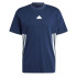 Camiseta adidas Future Icons 3 Bandas Hombre Azul