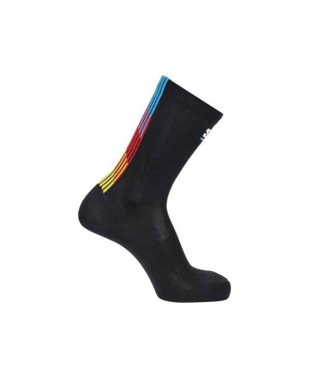 Calcetines de Trail Salomon Pulse Race Flag Crew Black