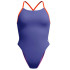 Bañador Speedo Solid Tie Back Mujer Azul