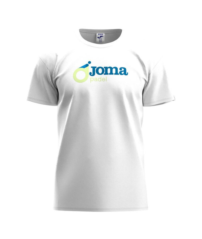 Camiseta de Tenis Joma Torneo Hombre Blanco