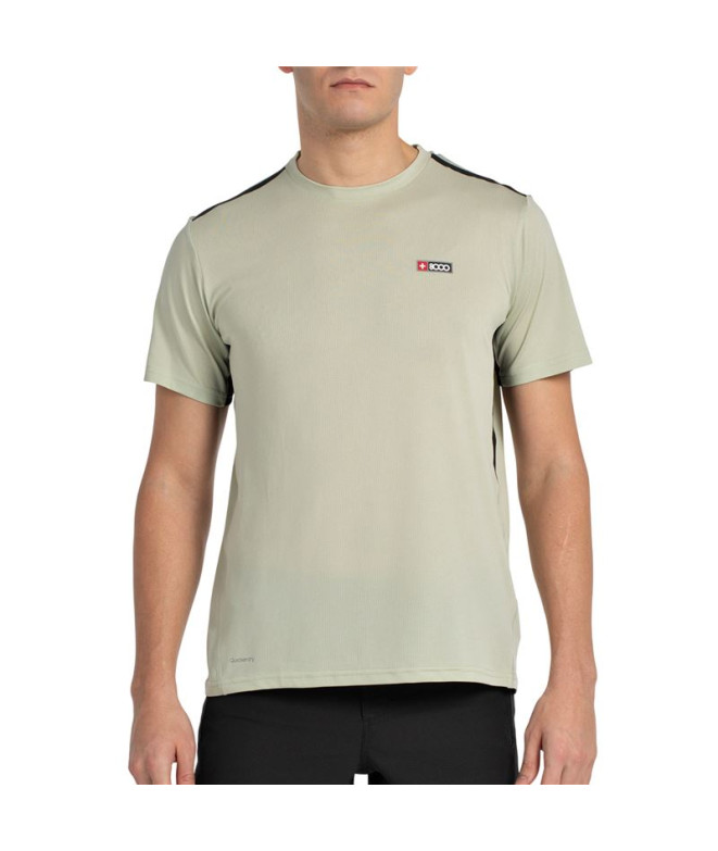 Camiseta de Montaña + 8000 Turqui Hombre Gris...