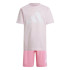 Conjunto adidas Lk Big Logo Infantil Rosa