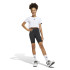 Conjunto de Fitness adidas Jg Tr-Es 3Bandas Niña Blanco/Negro