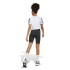 Conjunto de Fitness adidas Jg Tr-Es 3Bandas Niña Blanco/Negro