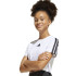 Conjunto de Fitness adidas Jg Tr-Es 3Bandas Niña Blanco/Negro