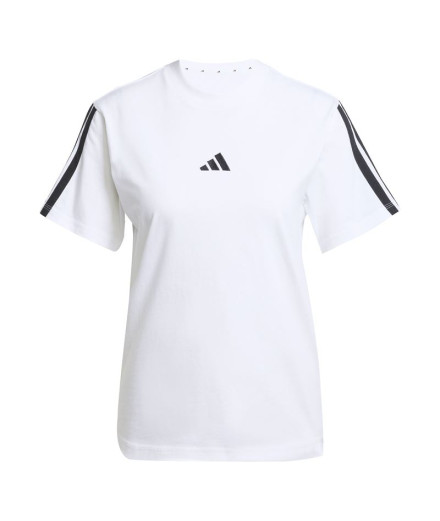 Camiseta adidas 3Bandas Sj Mujer Blanco/Negro