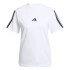 Camiseta adidas 3Bandas Sj Mujer Blanco/Negro