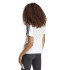 Camiseta adidas 3Bandas Sj Mujer Blanco/Negro