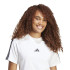 Camiseta adidas 3Bandas Sj Mujer Blanco/Negro