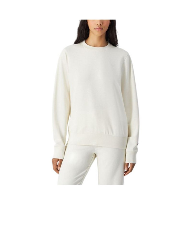 Sudadera Champion Crewneck Mujer Blanco