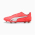Botas de fútbol Puma King Pro Fg/Ag Rojo brillante/Blanco/Rojo