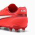 Botas de fútbol Puma King Match Fg/Ag Rojo/Blanco