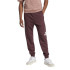 Pantalones adidas Big Logo French Terry Hombre Granate/Blanco