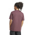 Camiseta adidas Small Logo Sj Hombre Granate/Blanco