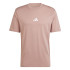 Camiseta adidas Small Logo Sj Hombre Rosa/Blanco