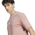 Camiseta adidas Small Logo Sj Hombre Rosa/Blanco