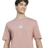 Camiseta adidas Small Logo Sj Hombre Rosa/Blanco
