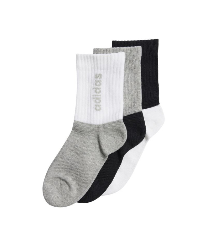 Calcetines adidas Linear Kids Crew 3P Infantil...