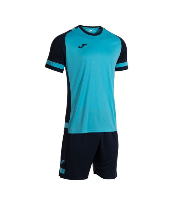 Conjunto de Fútbol Joma Lider Turquesa Flúor...
